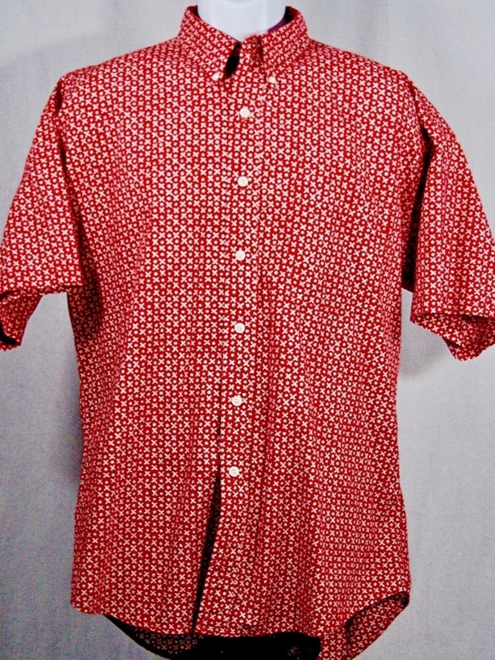 Vintage Ralph Lauren Chaps Short Sleeve Sport Shirt - Mens Large